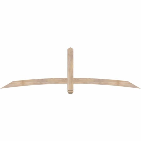 Ekena Millwork Bellingham Smooth Timber Gable Bracket, Douglas Fir, 84"W x 24"H x 1 1/2"D x 3 1/2"F, 7/12 Pitch GBW084X24X0204BEL00SDF